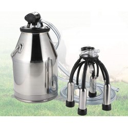 25L Bucket Tank Barrel Stainless Steel for Cow Milker Milking Machine