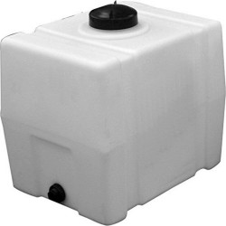 RomoTech Horizontal Square Polyethylene Reservoir, 30 Gallon