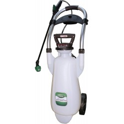 Scotts 190617 Lithium-ion Pump Zero Power Wheeled Cart Sprayer, 3 Gallon, 3-Gal, White