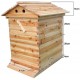 King Showden 7Pcs Auto Beehive Frame Comb, Auto Honey Hive Beehive Frames + Beekeeping Wooden House Beehive Boxes, for Beekeepers