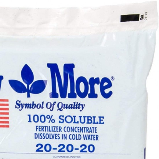 Grow More 5010 All Purpose Fertilizer 20-20-20, 25-Pound