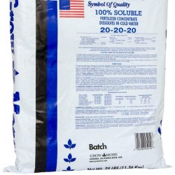 Grow More 5010 All Purpose Fertilizer 20-20-20, 25-Pound