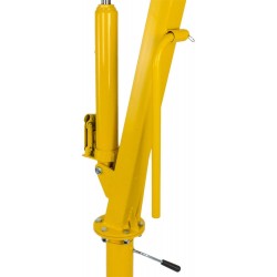 JEGS Swivel Lift Crane | 1,000 LBS Capacity | Mounts to Pick-Up Truck Bed With 8 3/4 “ Bolts | 34.5” to 50.5” Working Boom Range | Lifting Range 0” - 77” | 360 Degree Swivel