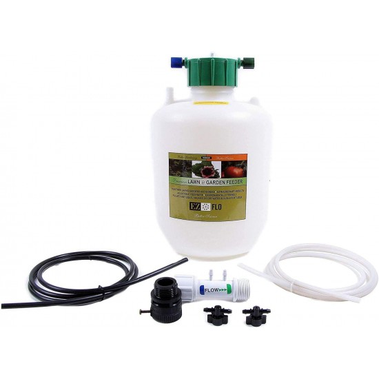 EZ-FLO 2020-HB 2 Gallon Low Pressure Hose Bib and Drip Connection Fertilizer Injector System (7.5 Liter)