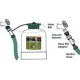 EZ-FLO 2020-HB 2 Gallon Low Pressure Hose Bib and Drip Connection Fertilizer Injector System (7.5 Liter)