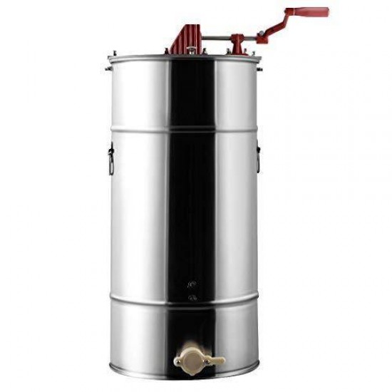 ReunionG Honey Extractor 2 Frame Stainless Steel Large Beekeeping Equipment