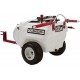 NorthStar Tow-Behind Trailer Boom Broadcast and Spot Sprayer - 21-Gallon Capacity, 2.2 GPM, 12 Volt DC