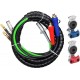 TORQUE 15ft 3 in 1 ABS & Air Power Line Hose Wrap 7 Way Electrical Cable with Handle Grip & Gladhands for Semi Truck Trailer Tractor (TR813215)