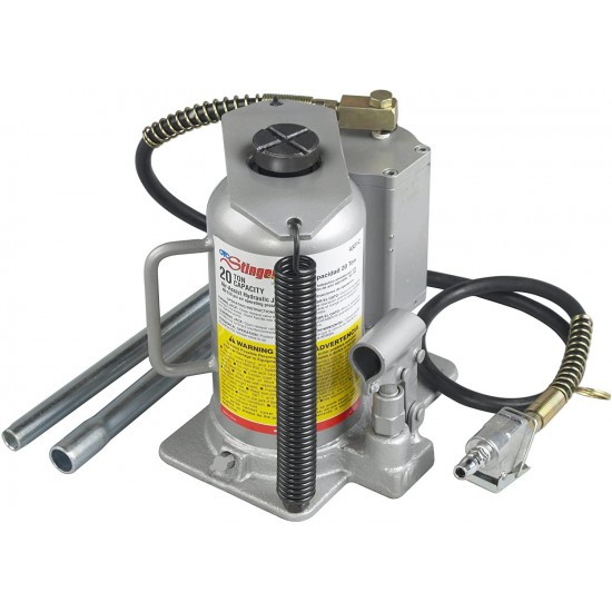 OTC 4321C 20 Ton Capacity Air-Assist Hydraulic Bottle Jack