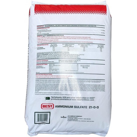 Ammonium Sulfate 21-0-0 Fertilizer