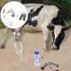 Electric Milking Machine Kit, Portable Stainless Steel Milker with 2 Pumps & Brush 2L Minitype Milker Machine for Goat Cow (100-240V)