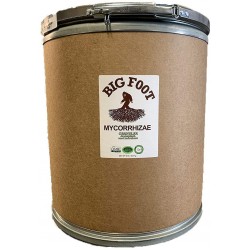 Big Foot Organic Mycorrhizal Fungi Granular Endo Mycorrhizae Inoculant for Plant Root Growth. 1 tsp per Gallon pot during transplant, Includes Biochar, Worm Castings, Micronutrients Treat acres(50 lb)