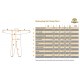 Ventilated Beekeeping Suit and Bee Family Stickers - YKK Metal Zippers - Men & Women - Total Protection - Self-Supporting Round Veil for Beekeepers - Easily Take On & Off - 8 Pockets (Medium)