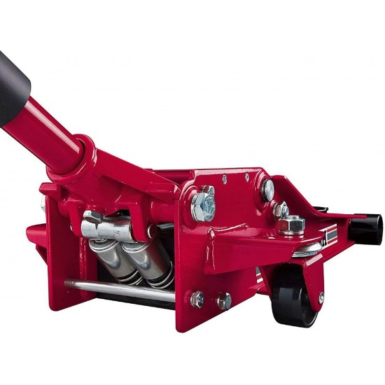 Pittsburgh Automotive 3 Ton Heavy Duty Ultra Low Profile Steel Floor Jack with Rapid Pump Quick Lift