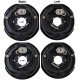 2 Sets 12x2 Electric Trailer Brake Assembly for 7000 lb Axle Trailers 12