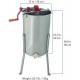 Manual Stainless Steel Honey Extractor Langstroth Tangential Spinner | Convenient Durable Simple & Economical (3 Frame)