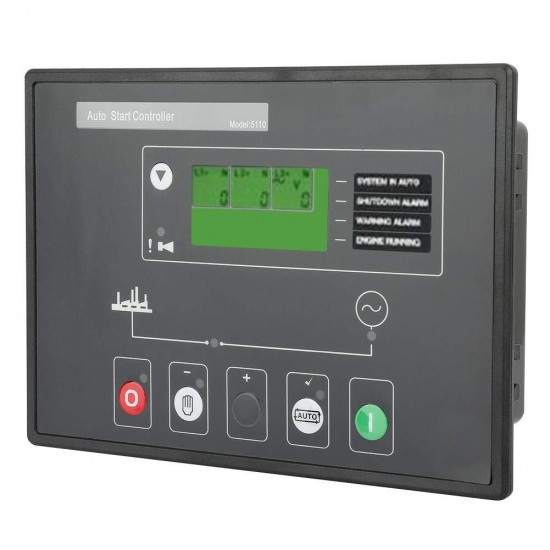 Nitrip DSE5110 Generator Electronic Controller Module Control Panel LCD Display