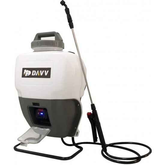 HPDAVV - 4 Gallon - Battery Powered Backpack Sprayer - Portable Cordless Electric Lawn & Garden Spray