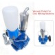 1440rpm Portable Electric Vacuum Pump Milk Machine Fit for Cow Goat Milking Milker Bucket Tank Barrel Fast Speed Milking 250L/min with Belt Pulley Milker