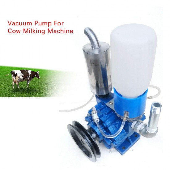 250L Electric Milking Machine, Portable Farm Cow Milking Machine 205L/min Vacuum Milking Machine Suitable for Farm