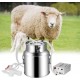 SEAAN 14L Electric Milking Machine for Goats Pulsation Vacuum Pump Milker for Sheep Automatic Stainless Steel Livestock Milking Equipment for Farm Household Food Silicone Grade Hose