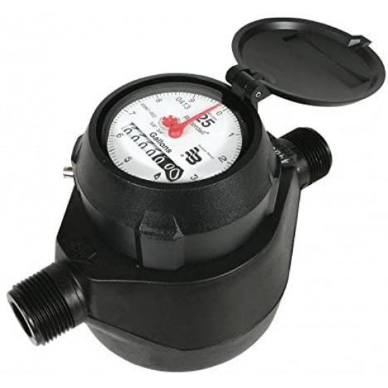 Badger Meter RD-T-5 Recordall Water Meter - 3/4 Polymer