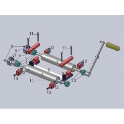 Russia, Kuzlion Foundation machine mill finish, Beeswax rollers for the production of honeycombs