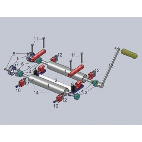 Russia, Kuzlion Foundation machine mill finish, Beeswax rollers for the production of honeycombs