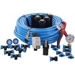 In-Ground Sprinkler System with B-hyve Wi-Fi Hose Watering Timer and Hub