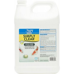 API Pond Simply Clear Bacterial Clarifier, Clears Cloudy Water and consumes Sludge Quickly, Use Every Two Weeks in Freshwater Ponds for Best Results