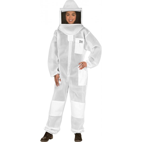 Bees & Co U85 Ultralight Beekeeper Suit with Square Veil