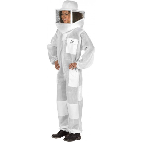 Bees & Co U85 Ultralight Beekeeper Suit with Square Veil