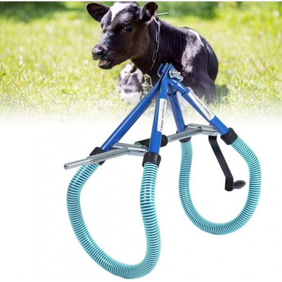 Adjustable Cow Stand Cow Hip Lift, Stainless Steel Farm Animal Support Supplies for Emergencies Ob Calving Milking Birthing