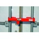 Cargo Door Lock CDL - Steel Cargo Door Lock - Truck Accessories & Storage - Maximum Security Door Lock - for Semi Trailer Trucks & Containers - Safety Red