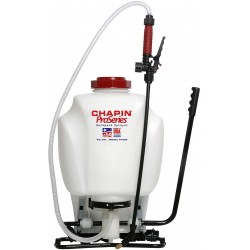 Chapin 61800 4Gal Backpack Sprayer, 4-Gallon, Translucent White