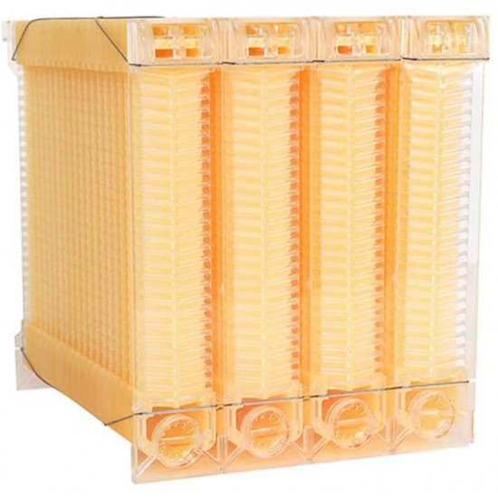 Yardwe Beehive Boxes Portable Honey Keeper Beehive Frames Auto Dripping Beekeeping Supplies for Farm Beekeeper