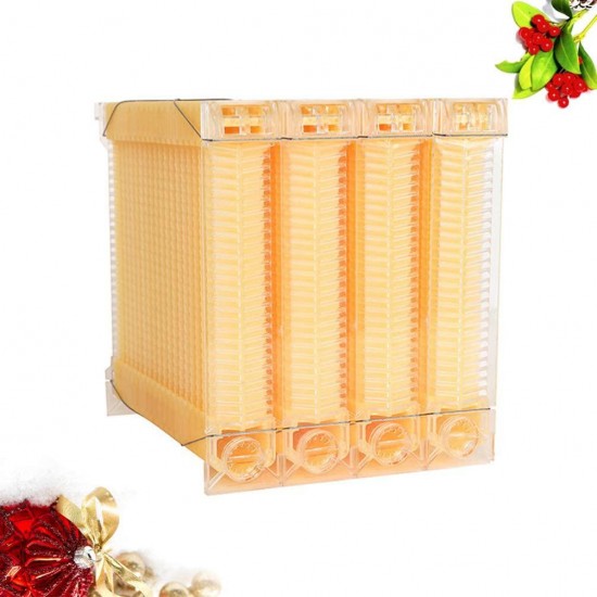 Yardwe Beehive Boxes Portable Honey Keeper Beehive Frames Auto Dripping Beekeeping Supplies for Farm Beekeeper