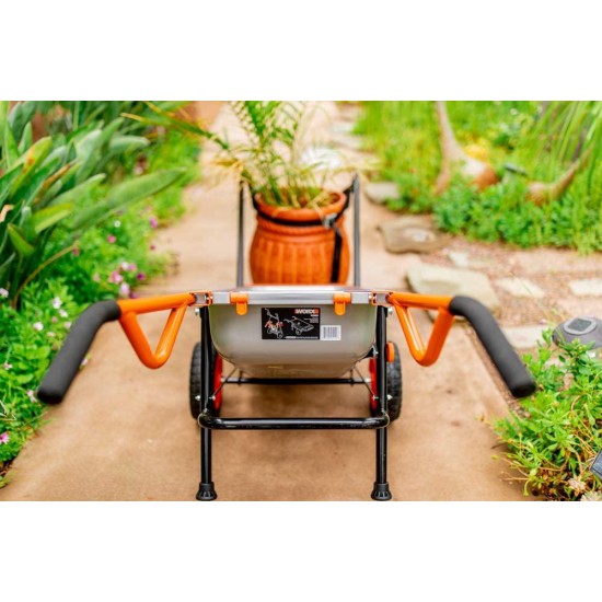 WORX Aerocart 8-in-1 Wheelbarrow / Yard Cart / Dolly