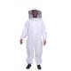 BEEATTIRE Bee Suit with Round Hood - Cotton Thick Sting-Less Protection Pro Beekeeper Suit Beekeeper Costume Adult bee Keeper Costume Beekeeping Suit bee Keeper Suit YKK Zippers (2XL)