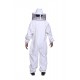 BEEATTIRE Bee Suit with Round Hood - Cotton Thick Sting-Less Protection Pro Beekeeper Suit Beekeeper Costume Adult bee Keeper Costume Beekeeping Suit bee Keeper Suit YKK Zippers (2XL)