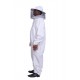 BEEATTIRE Bee Suit with Round Hood - Cotton Thick Sting-Less Protection Pro Beekeeper Suit Beekeeper Costume Adult bee Keeper Costume Beekeeping Suit bee Keeper Suit YKK Zippers (2XL)