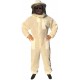 Bee Smart 800 -Ventilated Three Layers Mesh Beekeeping Suit with Removable hat/Veil - Size XX Large