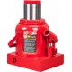 BIG RED T95007 Torin Hydraulic Stubby Low Profile Welded Bottle Jack, 50 Ton (100,000 lb) Capacity, Red