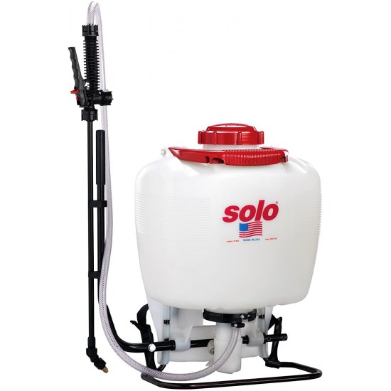 Solo 425-Deluxe 4-Gallon Professional Piston Backpack Sprayer with Deluxe Padded Straps