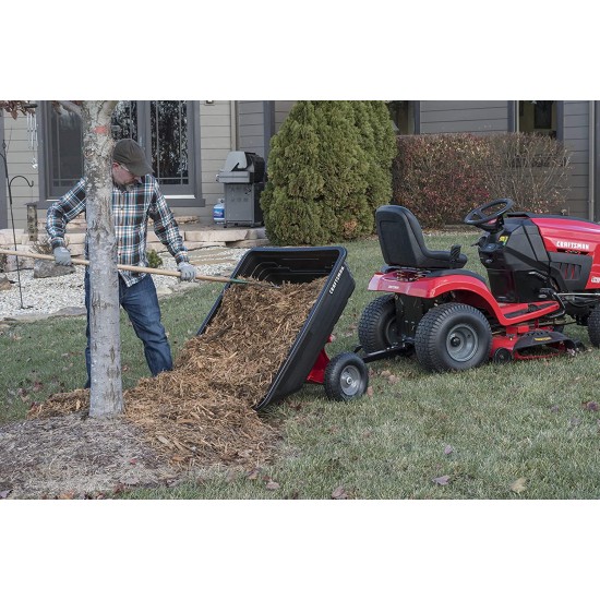 Craftsman CMX-GZ-BF-71-24489 10-cu ft Poly Dump Cart, One Size, Red