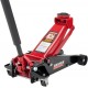 Blackhawk B6350 Black/Red Fast Lift Service Jack - 3.5 Ton Capacity