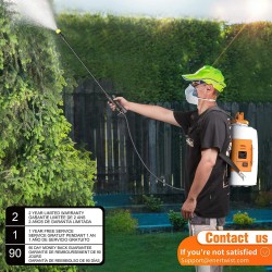 ENERTWIST 20V Battery Powered Backpack Sprayer, 3 Gal Auto Pump Sprayer w/ 2.0Ah Li-ion Battery&Charger, Telescope Wand and 3 Nozzles for Lawn and Garden Spraying, Weeding, Fertilization, Disinfecting