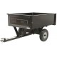 10 cu. ft. Steel Dump Cart with Pneumatic Tires and Removable Tailgate