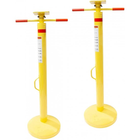 Mytee Products (2 Pack) Semi Trailer Stabilizing Jack Stand 50,000 Lbs Static Capacity