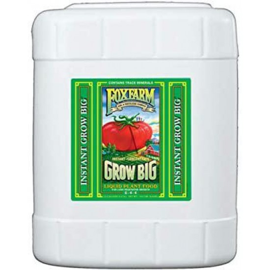 FoxFarm FX14009 5-Gallon Grow Big Liquid Concentrate 6-4-4